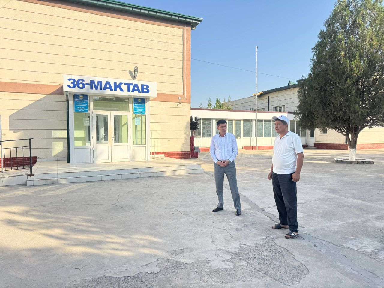 📣Boysun tumani umumiy o'rta ta'lim maktablar 2026-2027-o‘quv yiliga tayyorgarli holati va obodonlashtirish ishlari faoliyati o‘rganildi.